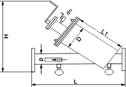 手搖刷式Y(jié)型過(guò)濾器結(jié)構(gòu)圖